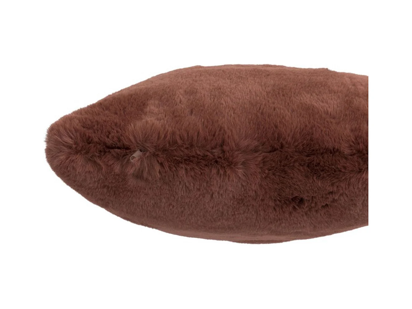 Coussin Imitation Fourrure "Cutie" 45x45cm Marron Clair