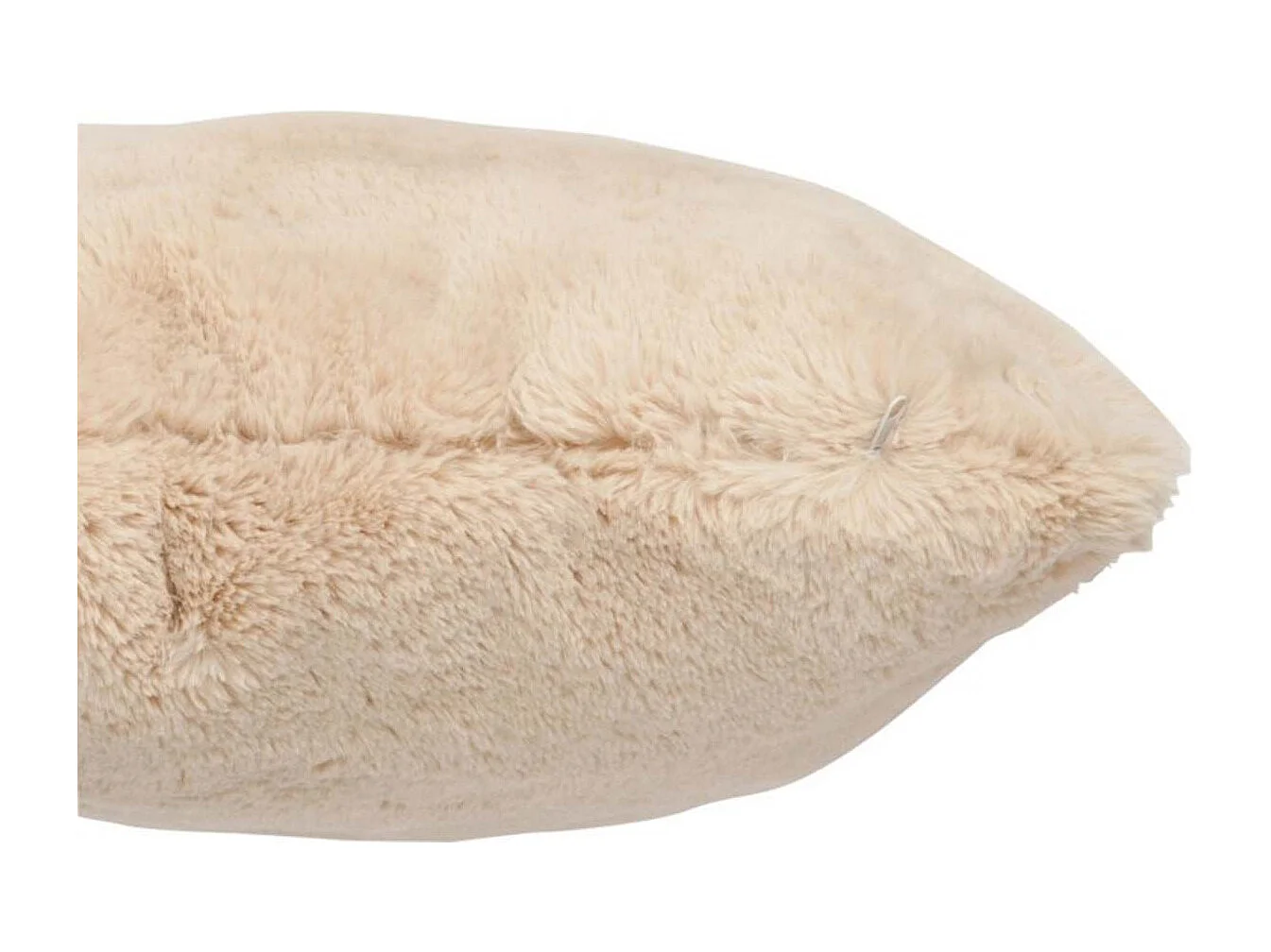 Coussin Imitation Fourrure "Cutie" 45x45cm Beige