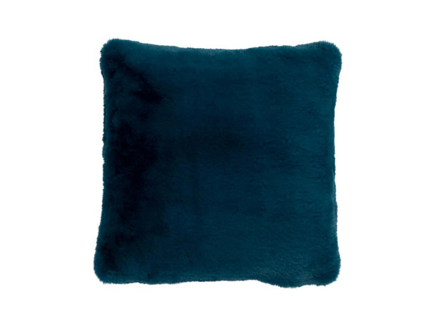 Coussin Imitation Fourrure "Cutie" 45x45cm Bleu