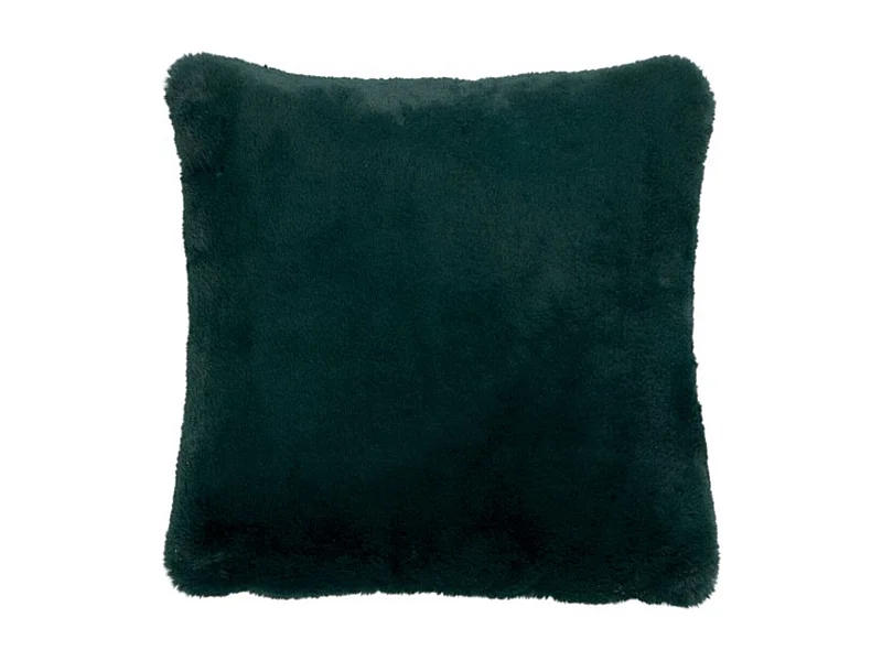 Coussin Imitation Fourrure "Cutie" 45x45cm Vert