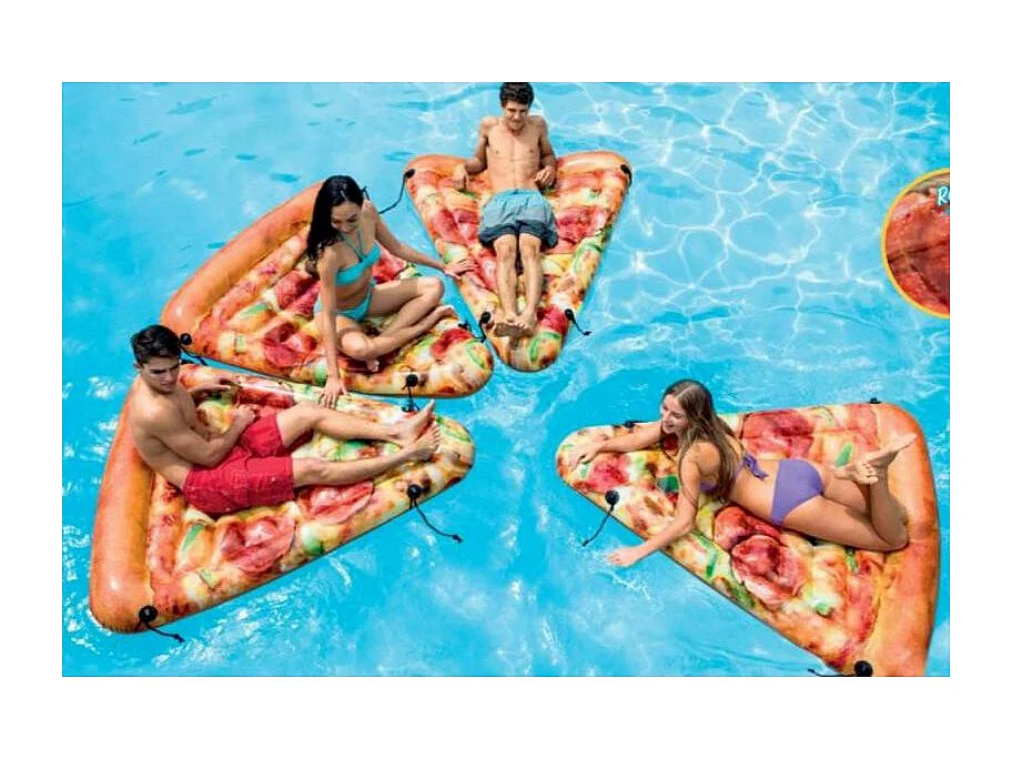 Colchoneta Hinchable Intex Pizza (175 X 145 cm)