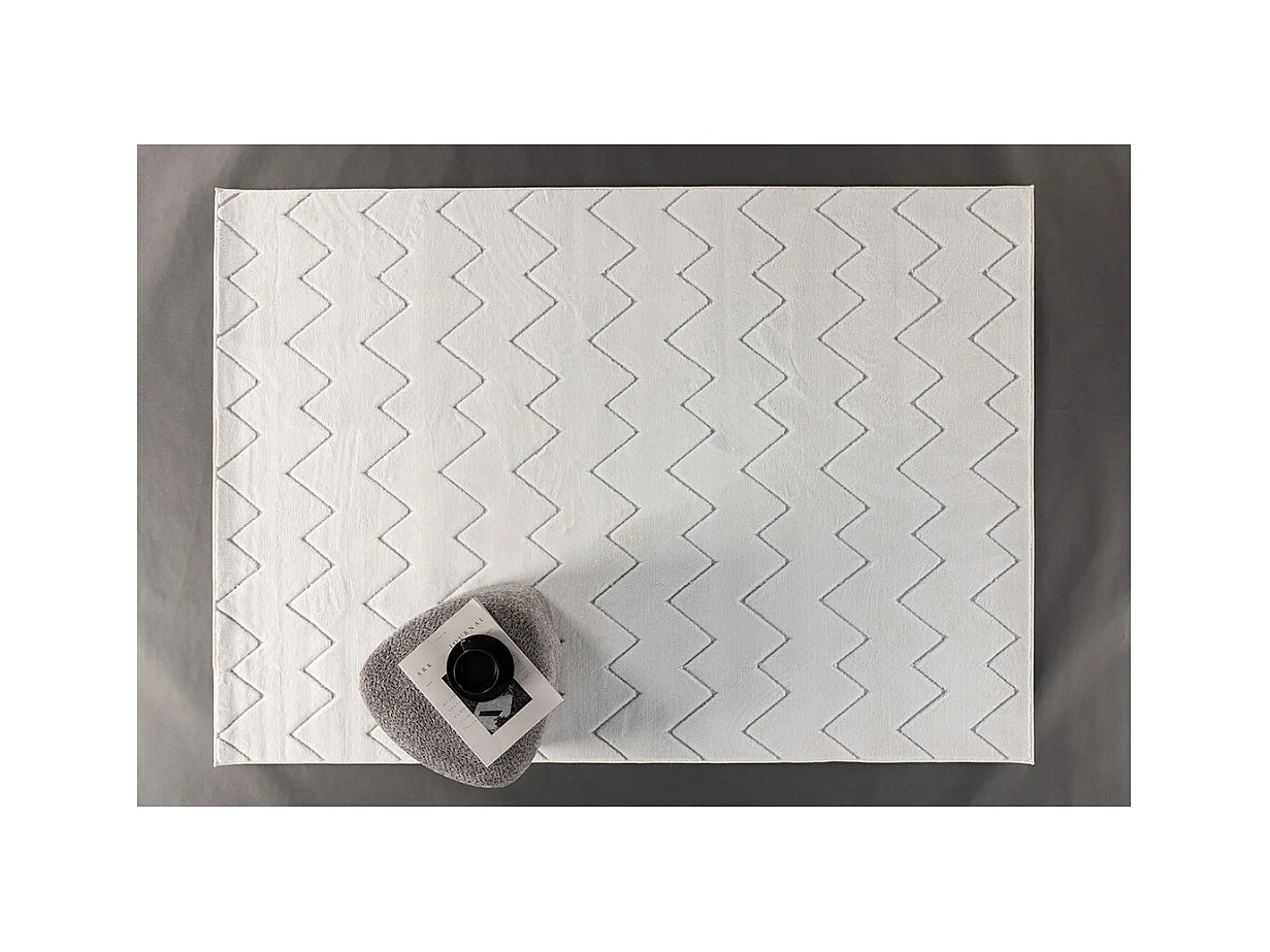 Tapis Déco "Fia" 200x290cm Blanc