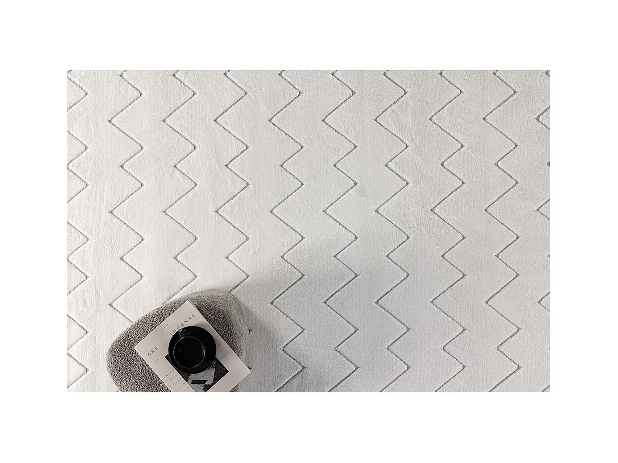 Tapis Déco "Fia" 200x290cm Blanc