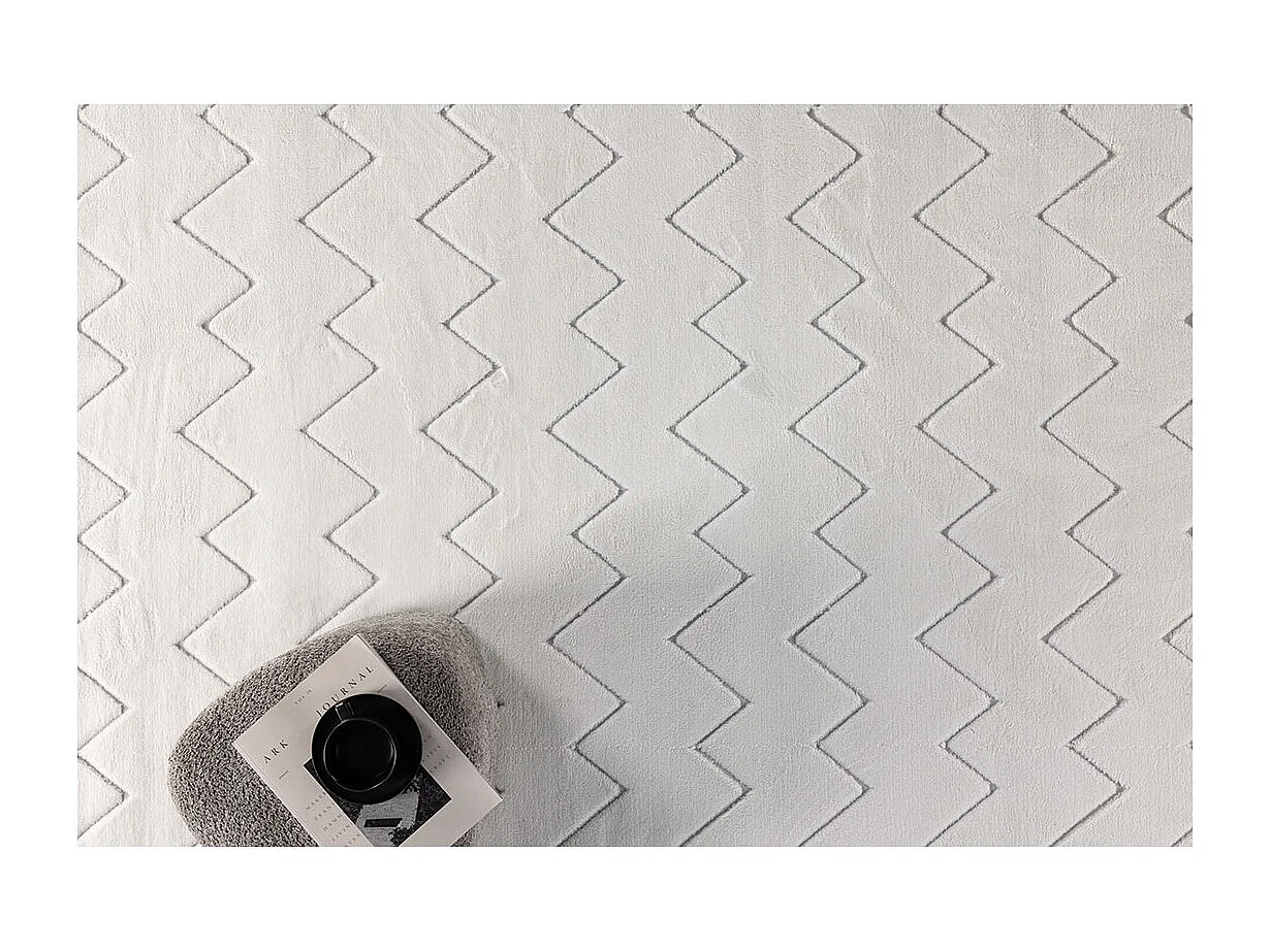 Fia tapis 200x290 cm blanc.