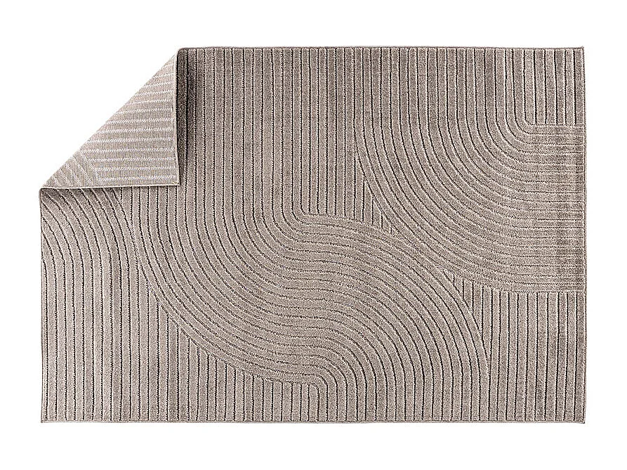 Tapis Déco "Vince Solar" 200x290cm Marron