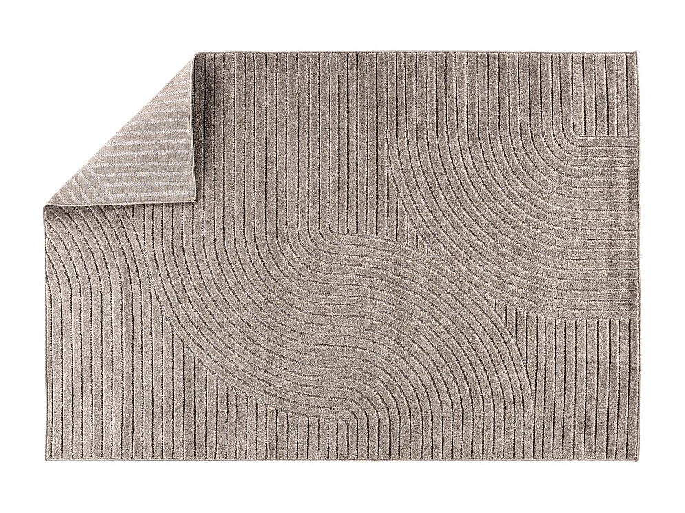 Tapis Déco "Vince Solar" 160x230cm Marron