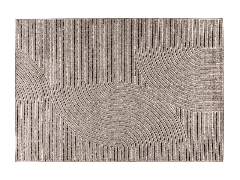 Tapis Déco "Vince Solar" 160x230cm Marron