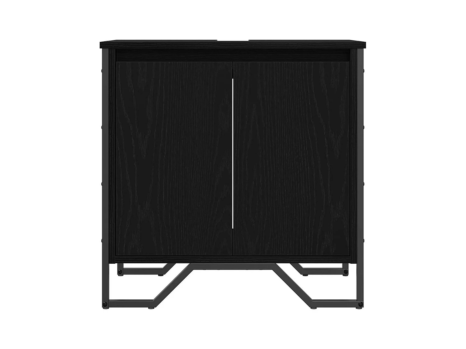 Cabinet de Lavabo Chêne noir 60 x 35 x 60 cm Bois d'ingénierie