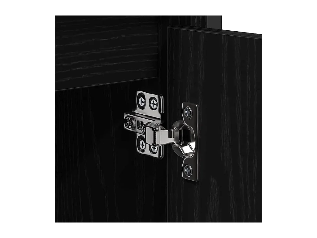 Cabinet de Lavabo Chêne noir 60 x 35 x 60 cm Bois d'ingénierie
