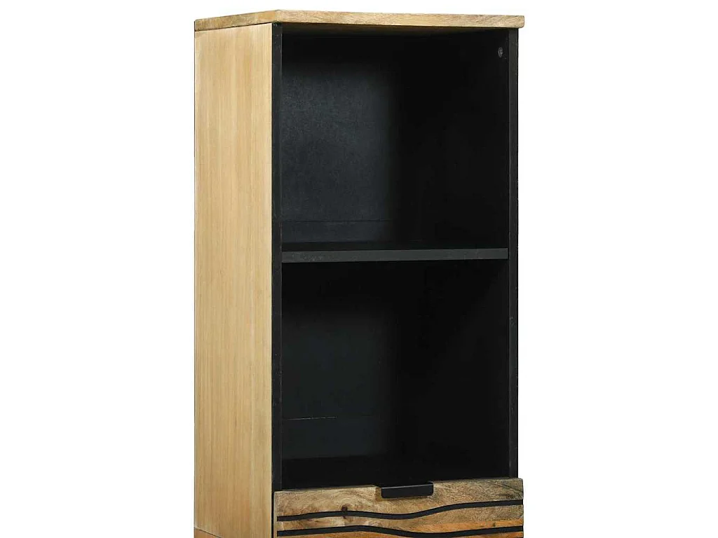 Badkamer wastafelkast Bruin 38 x 33 x 160 cm Bewerkt hout