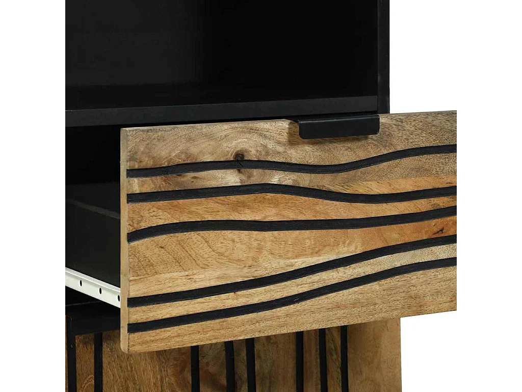 Badkamer wastafelkast Bruin 38 x 33 x 160 cm Bewerkt hout