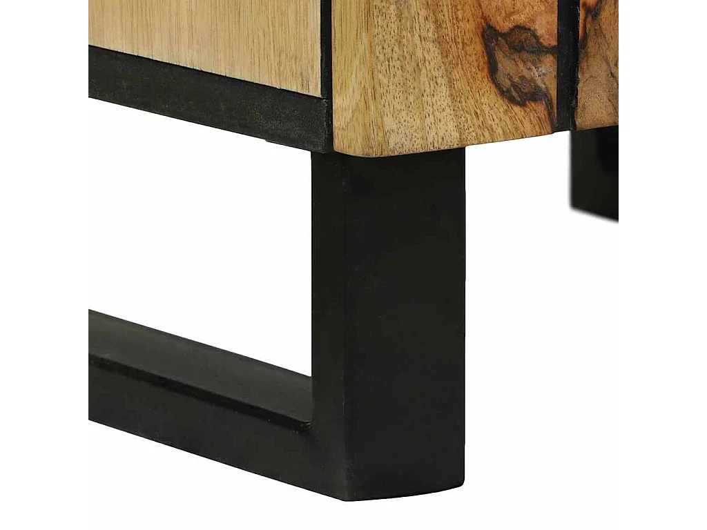Badkamer wastafelkast Bruin 38 x 33 x 160 cm Bewerkt hout