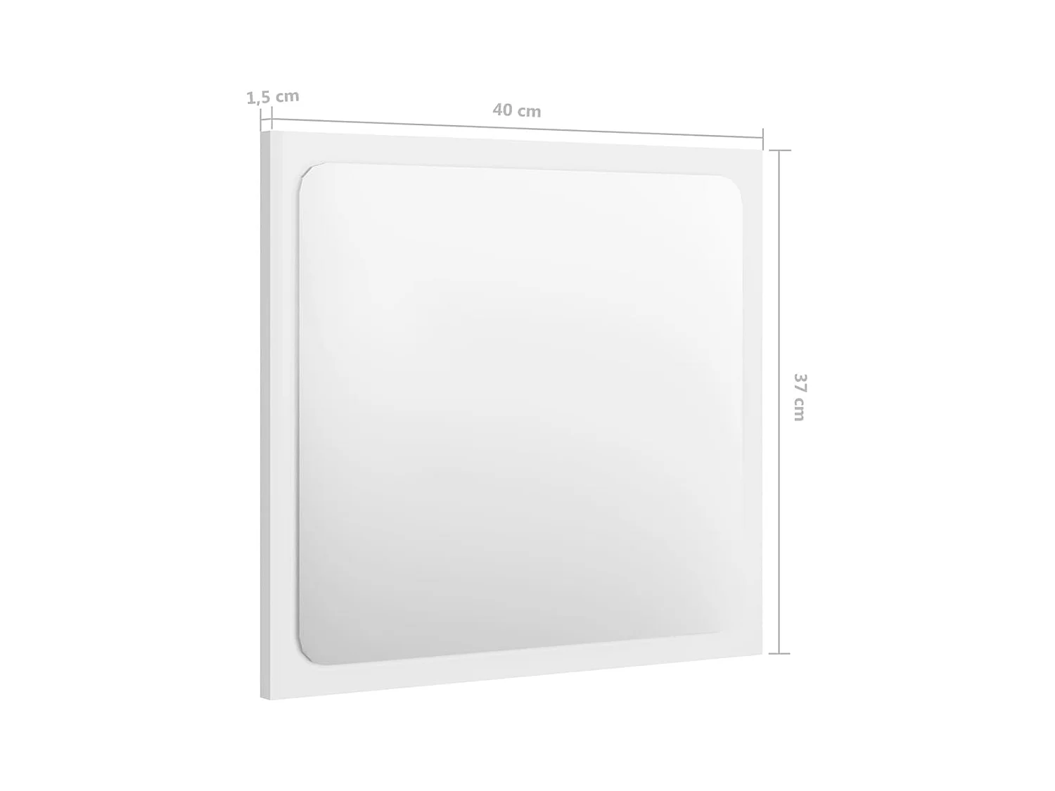 Badkamermeubelset spaanplaat hoogglans wit