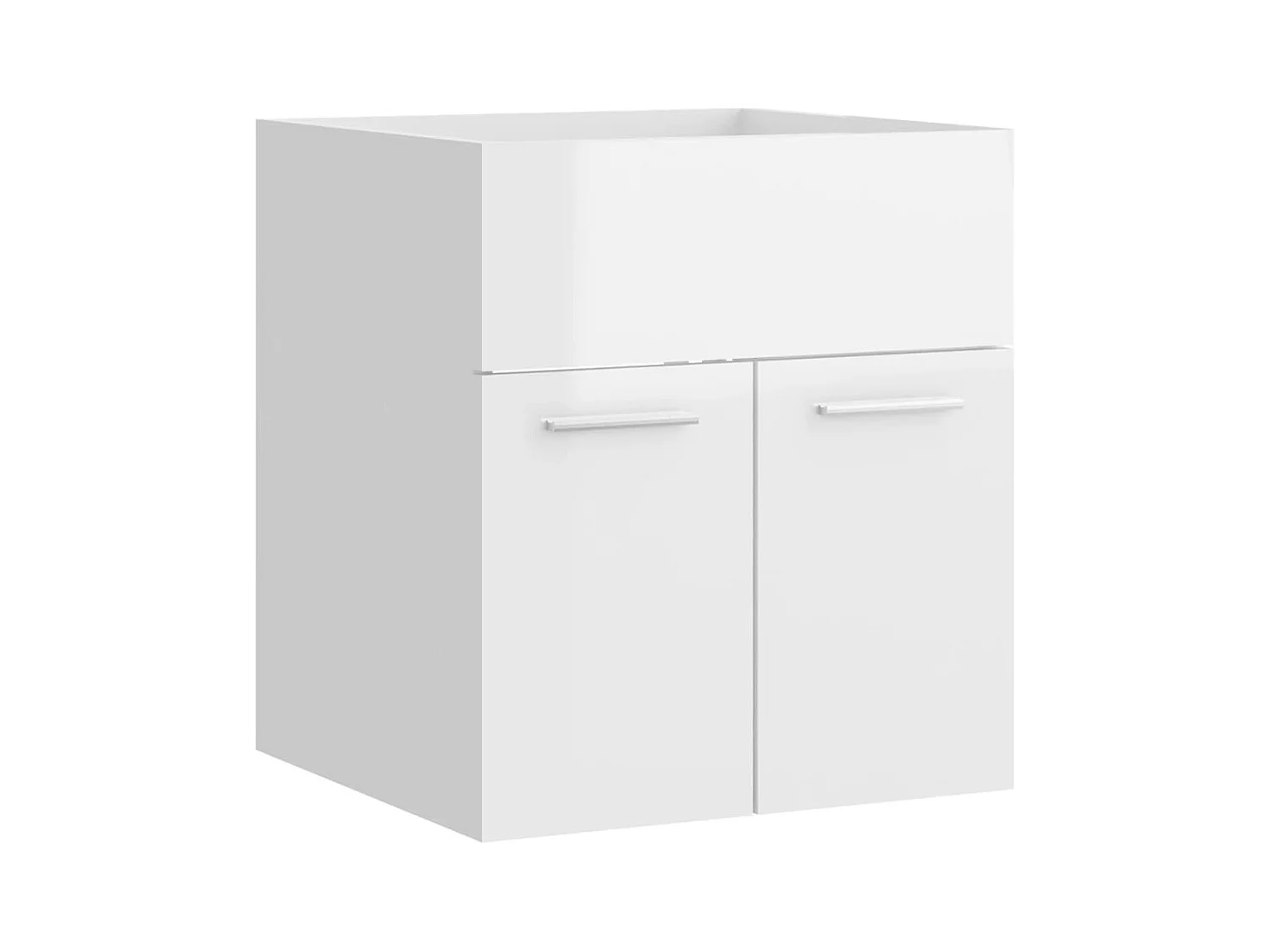 Badkamermeubelset spaanplaat hoogglans wit