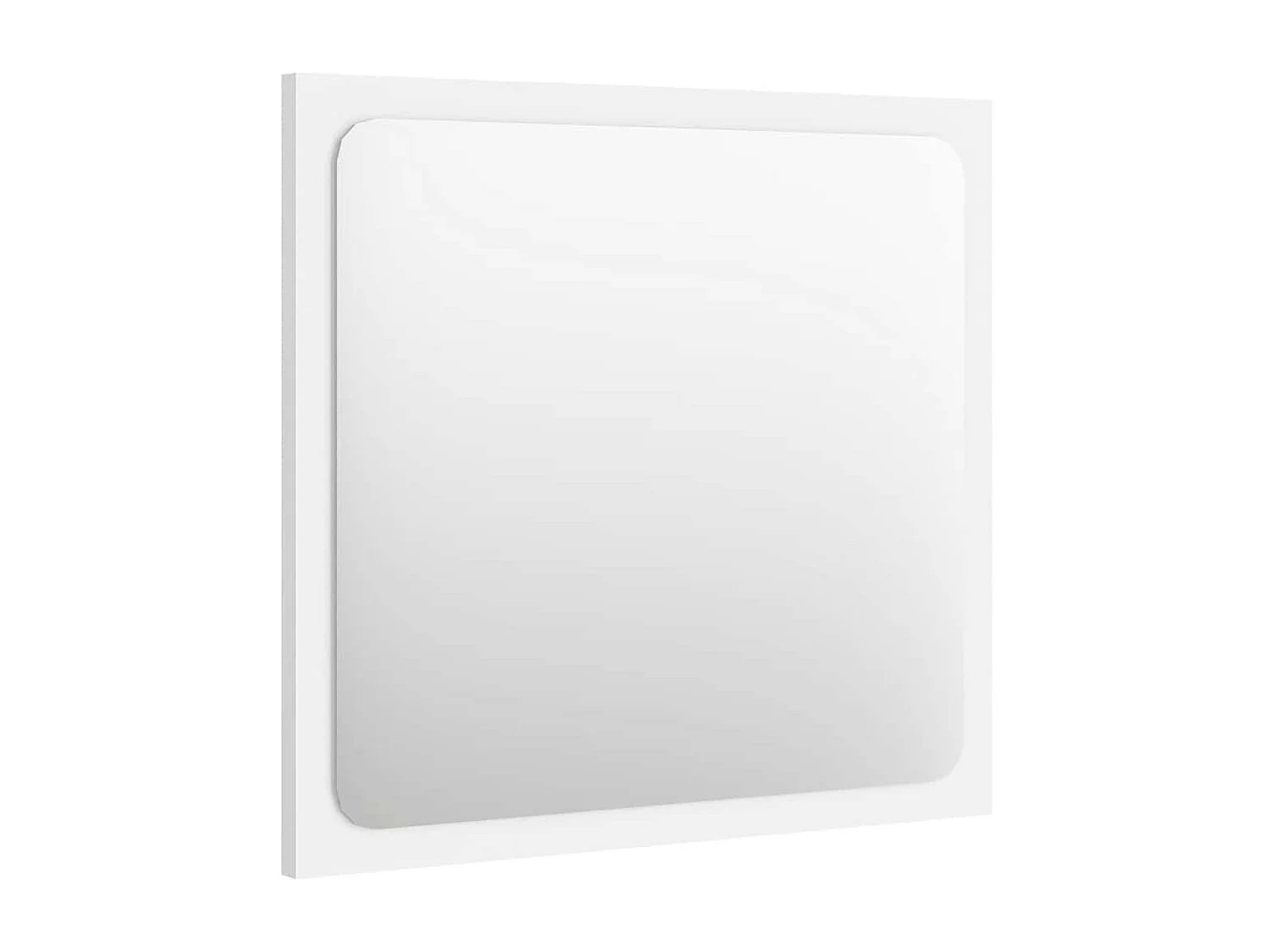 Set Mobili da Bagno Bianco Lucido in Legno Multistrato