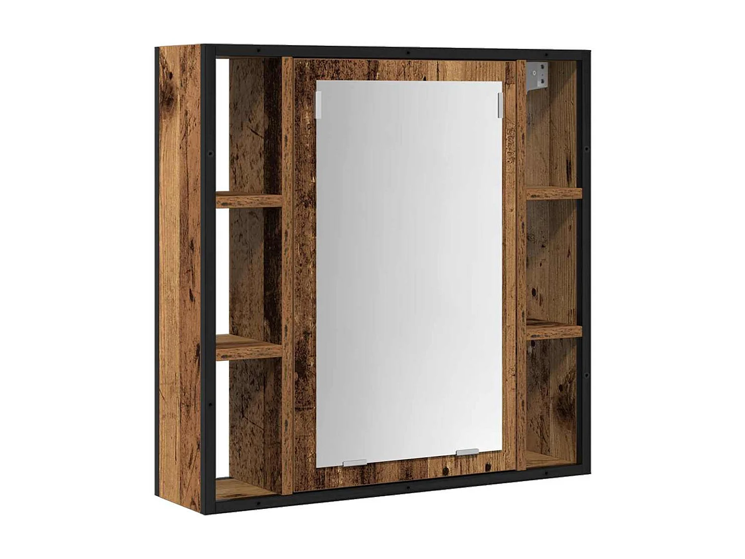 Conjunto de Móveis para Banheiro com prateleira 2 pcs Castanho