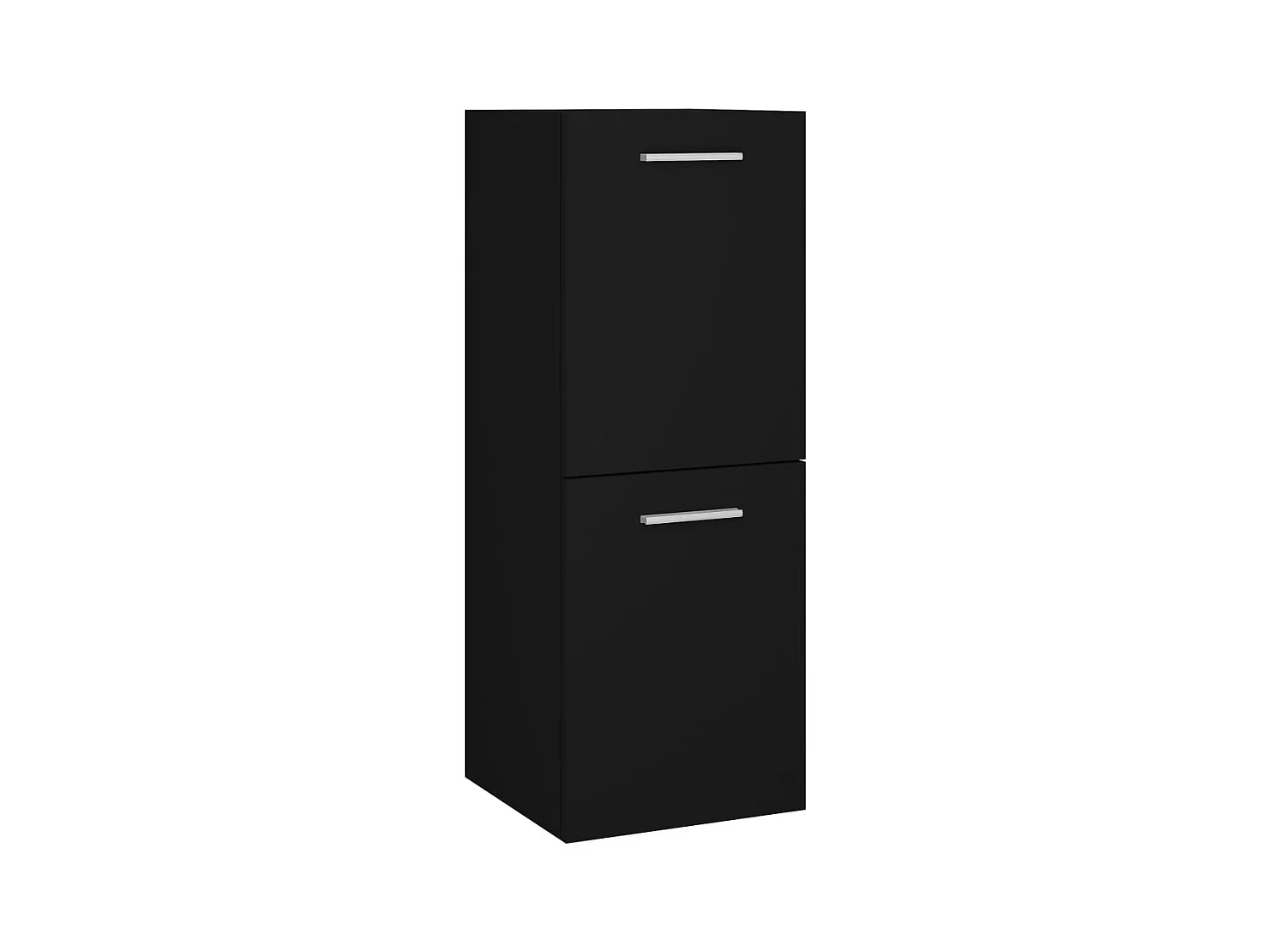 Ensemble de meubles de salle de bain Noir Aggloméré