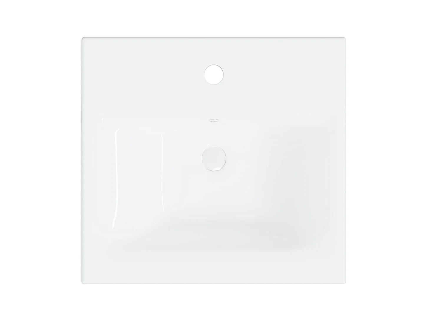 Ensemble de meubles de salle de bain Noir Aggloméré