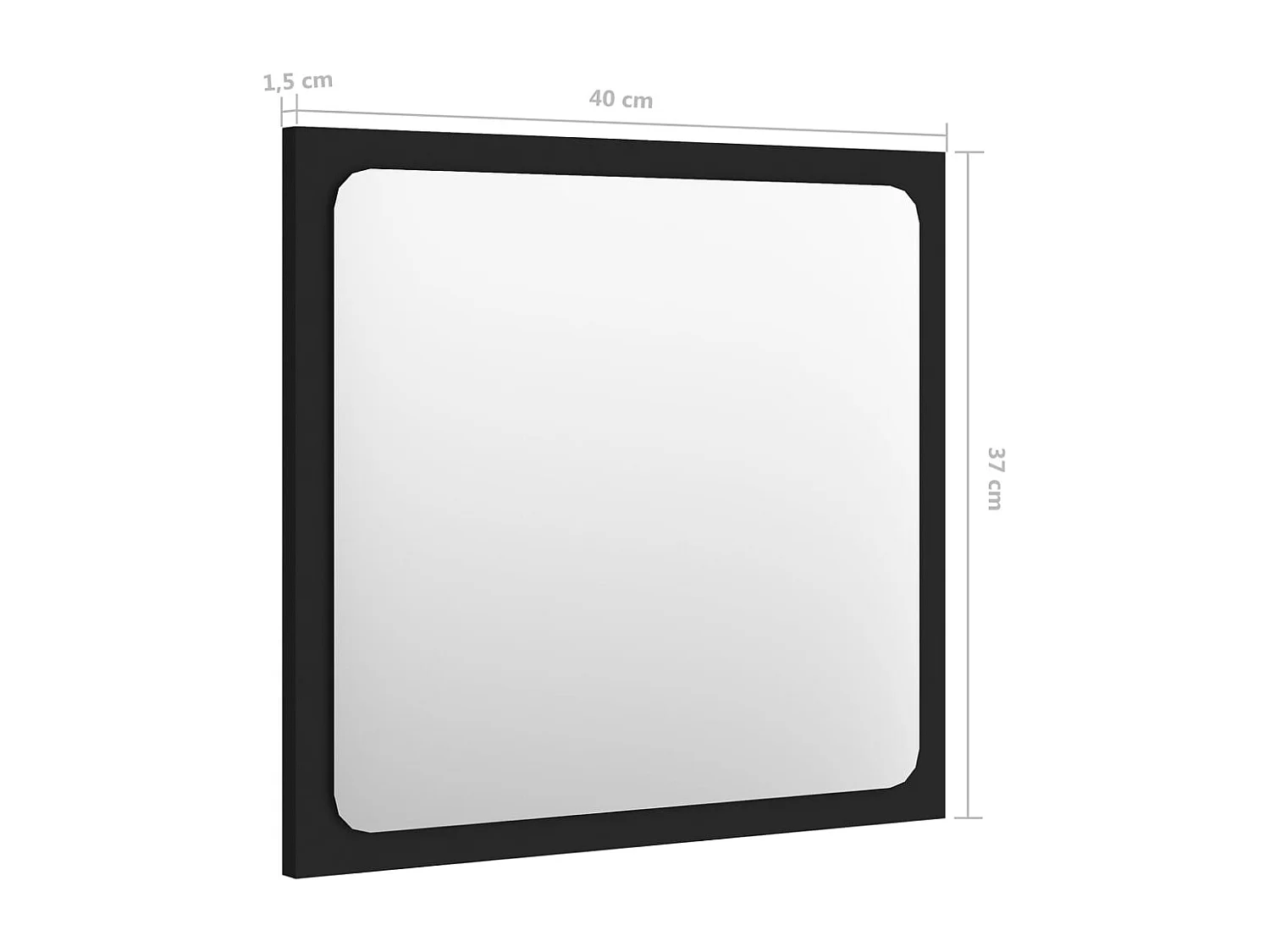 Conjunto de móveis de casa de banho contraplacado preto