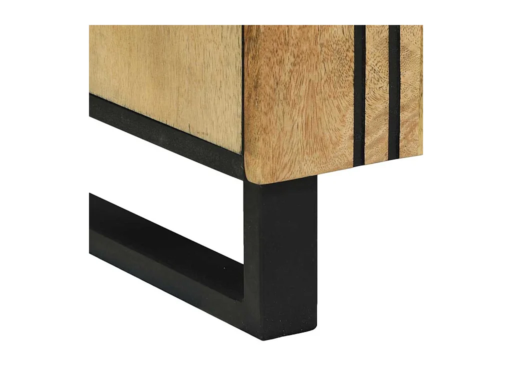 Waschbeckenschrank mit Regal Braun, Schwarz 62 x 33 x 58 cm