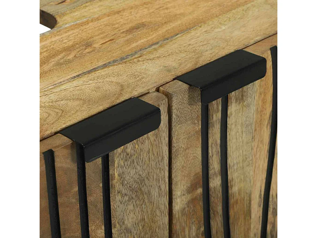 Meuble de Lavabo de Salle de Bain Marron 62 x 33 x 58 cm