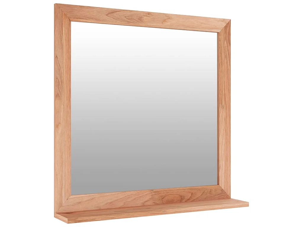 Set Mobili da Bagno 2pz in Legno Massello di Noce