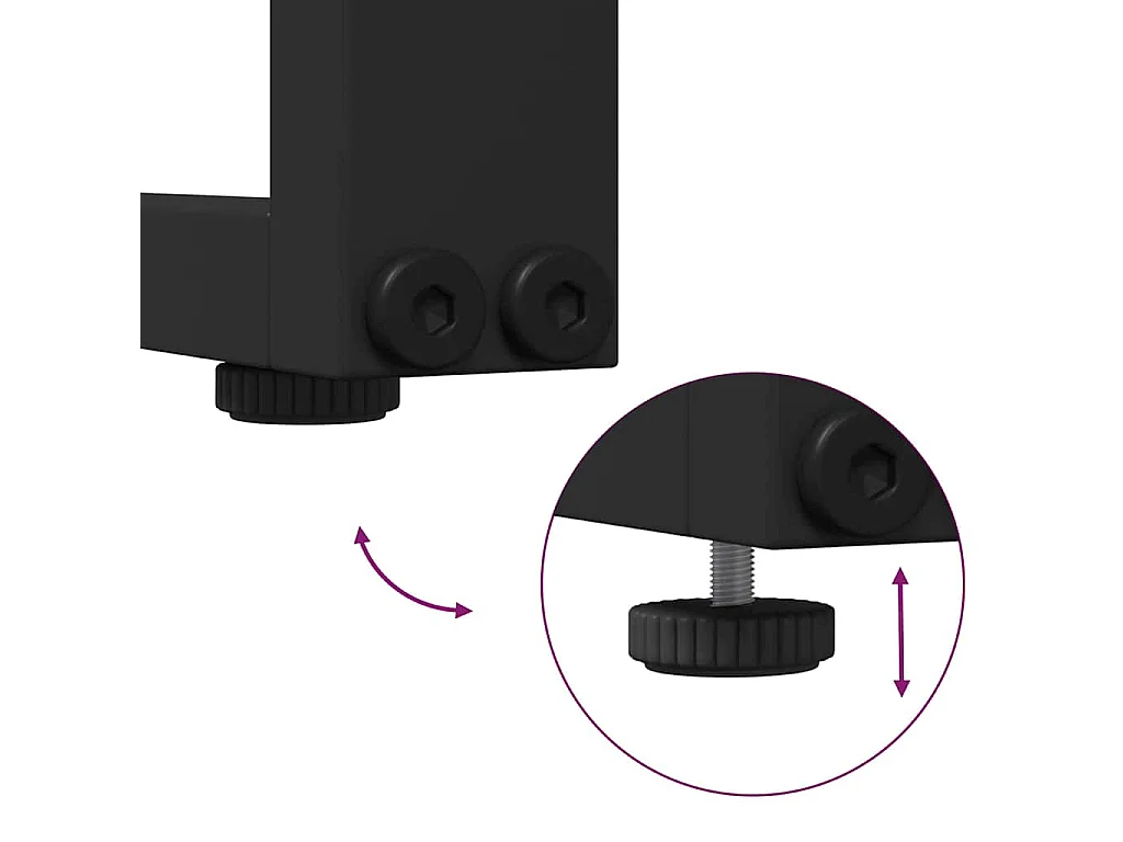 Mobilier de Patio en Acier 2 pcs Taupe Acier