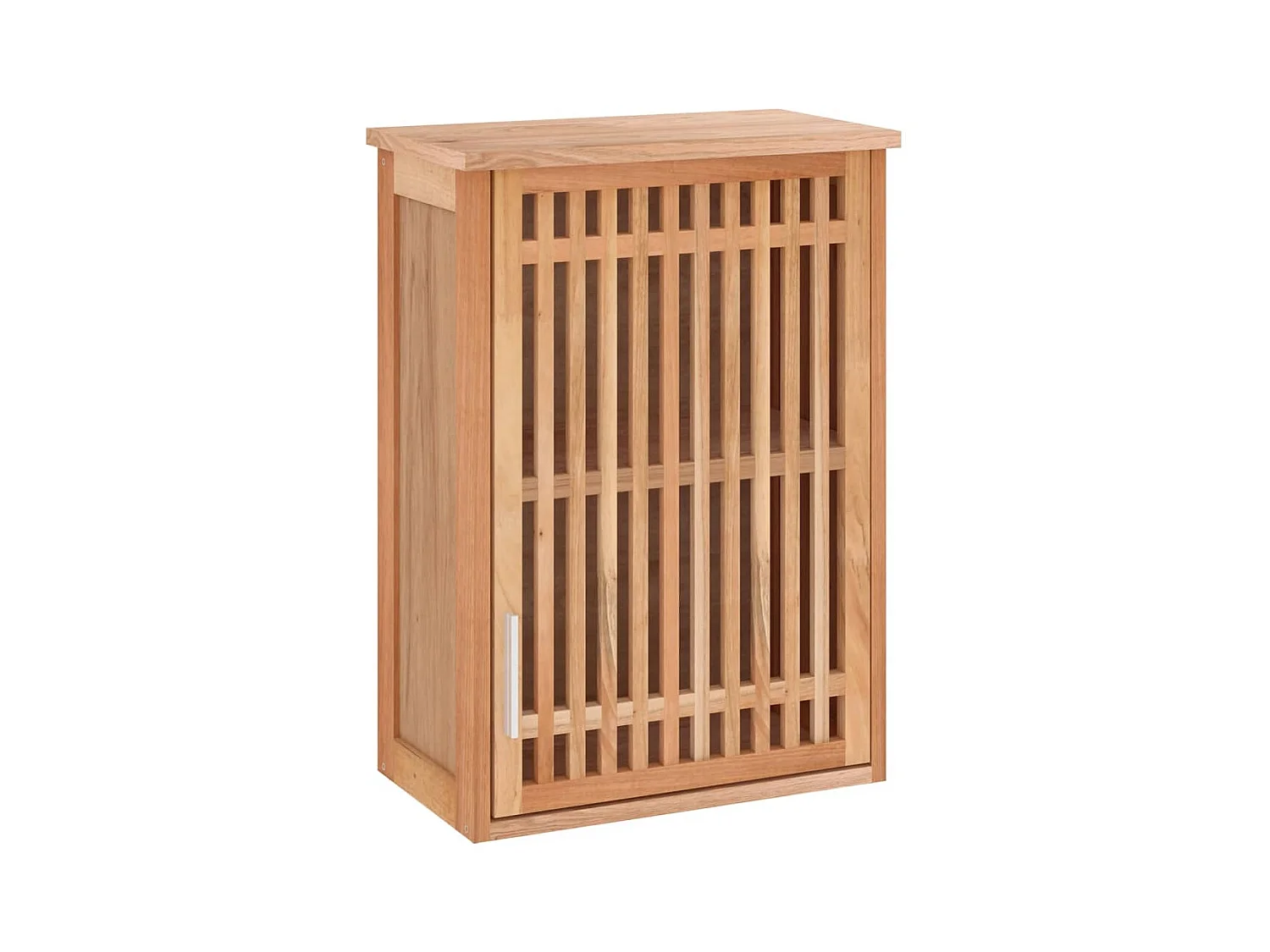 Conjunto de muebles de baño 4 piezas madera maciza de nogal