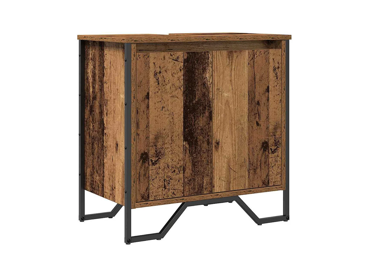 Cabinet de Lavabo Bois Ancien 60 x 35 x 60 cm Bois d'ingénierie