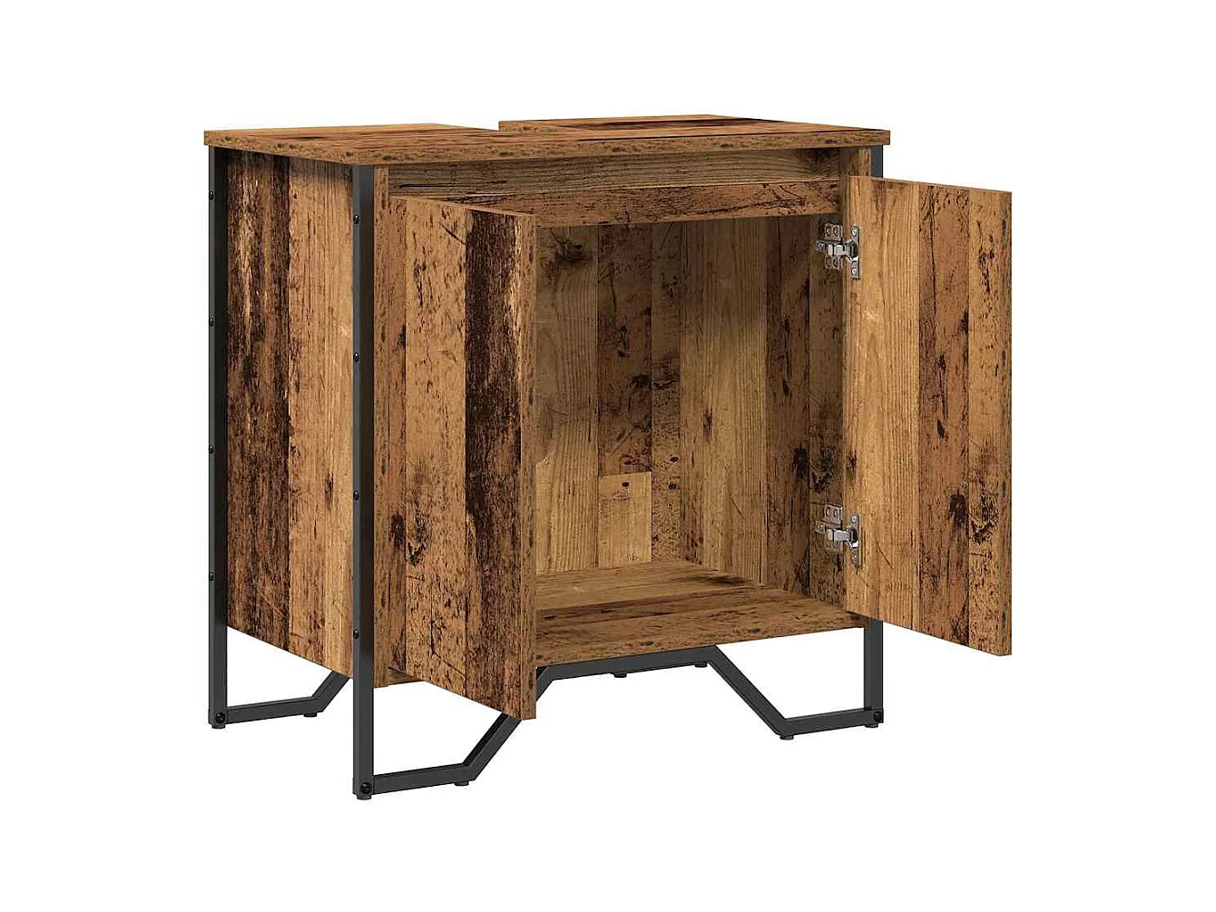Cabinet de Lavabo Bois Ancien 60 x 35 x 60 cm Bois d'ingénierie