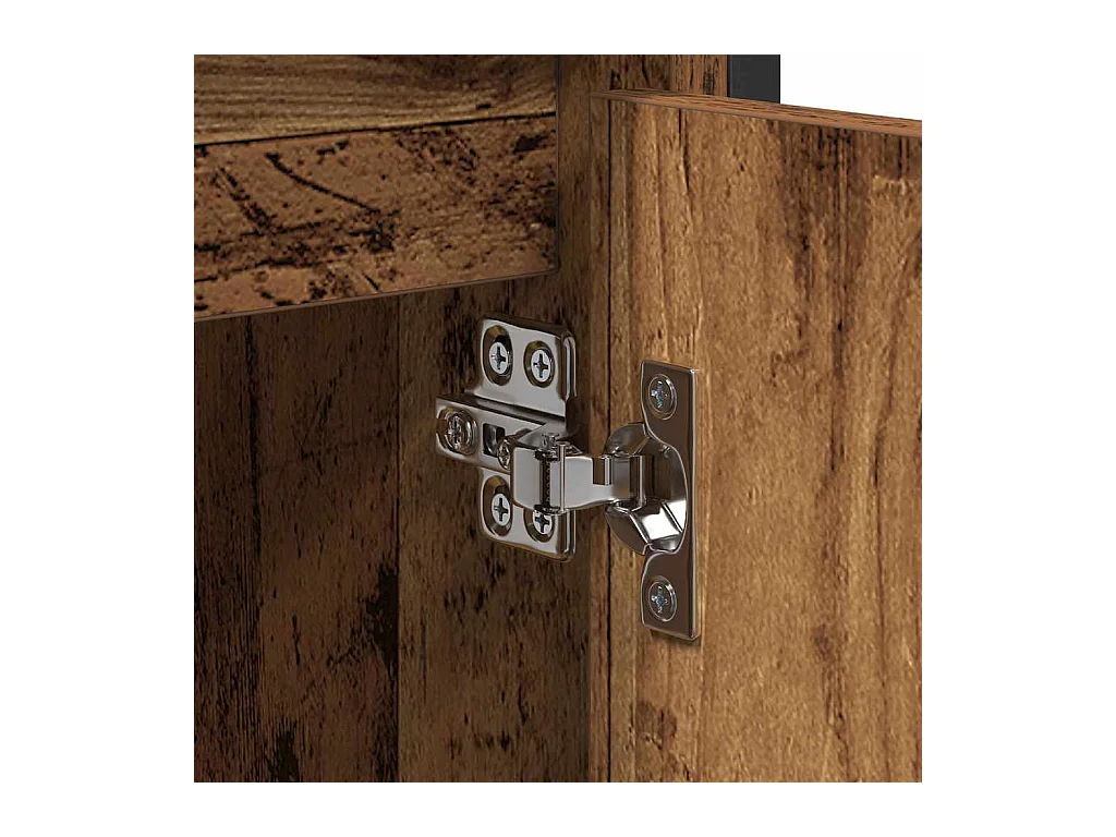 Cabinet de Lavabo Bois Ancien 60 x 35 x 60 cm Bois d'ingénierie