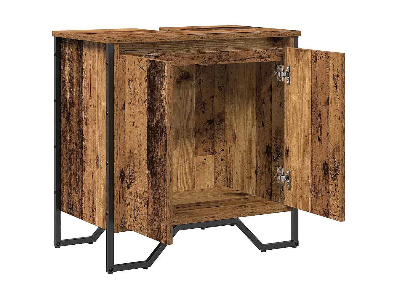 Armadio per Lavabo da Bagno Legno vecchio 60 x 35 x 60 cm