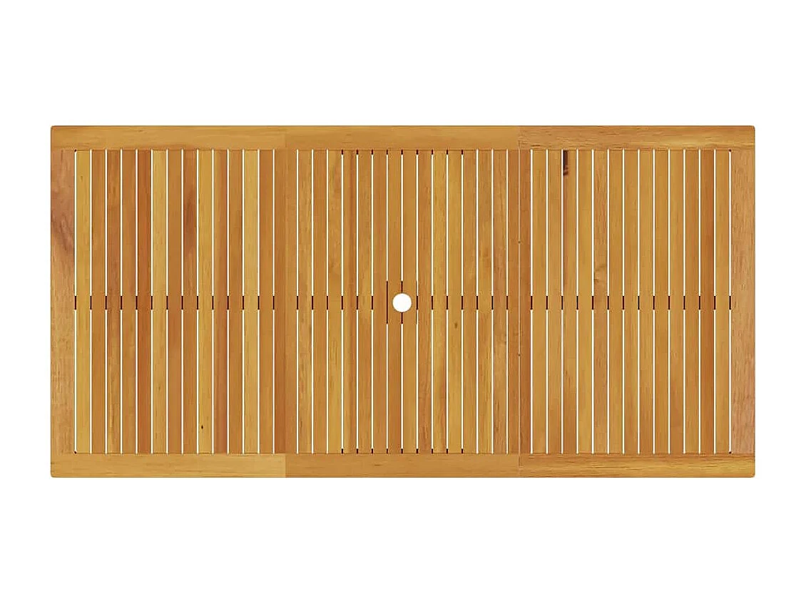 Tuin eettafelset 9 pcs Bruin Massief Acaciahout