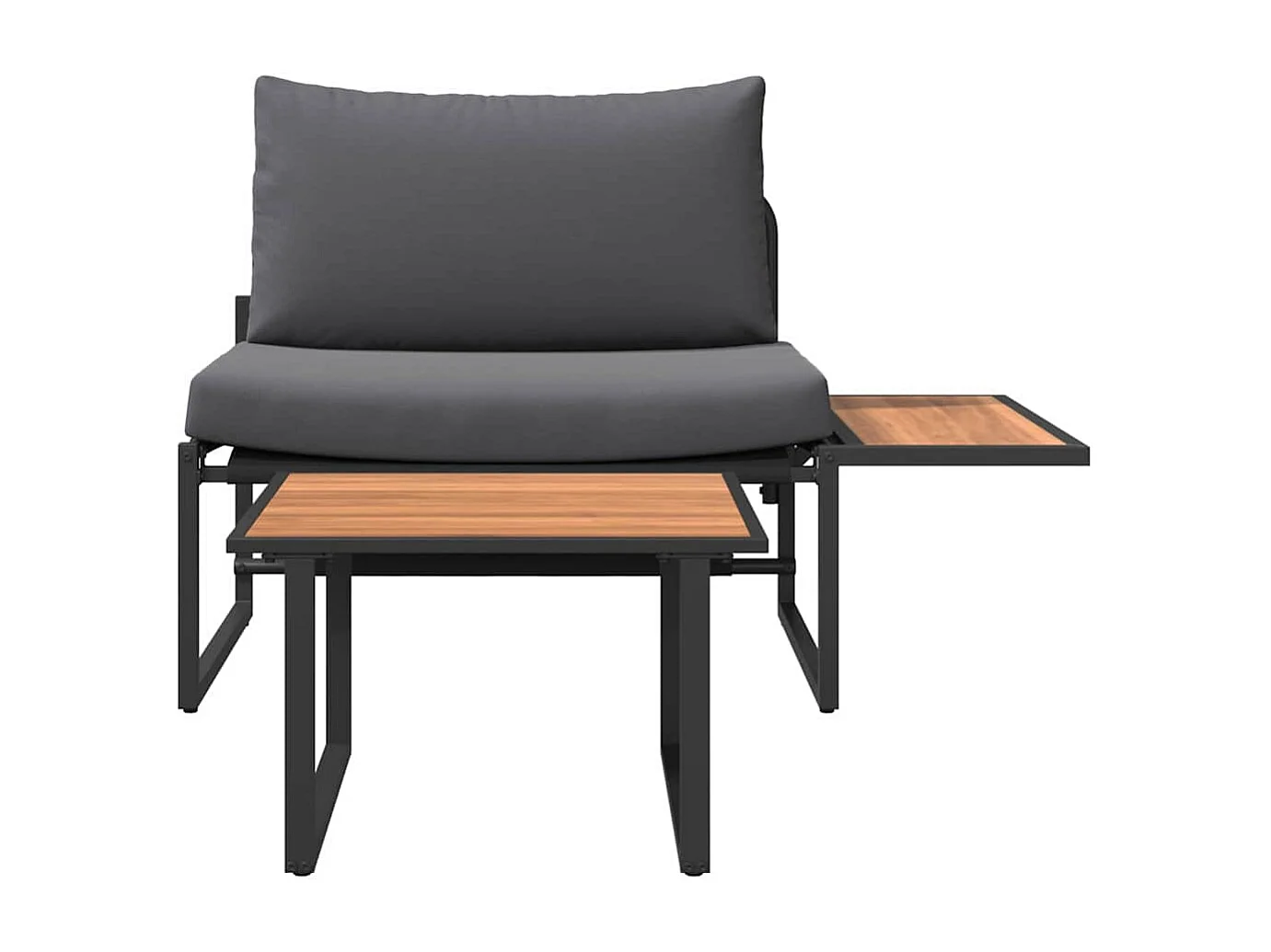 Ensemble de canapé de jardin 2 pcs Anthracite Acier