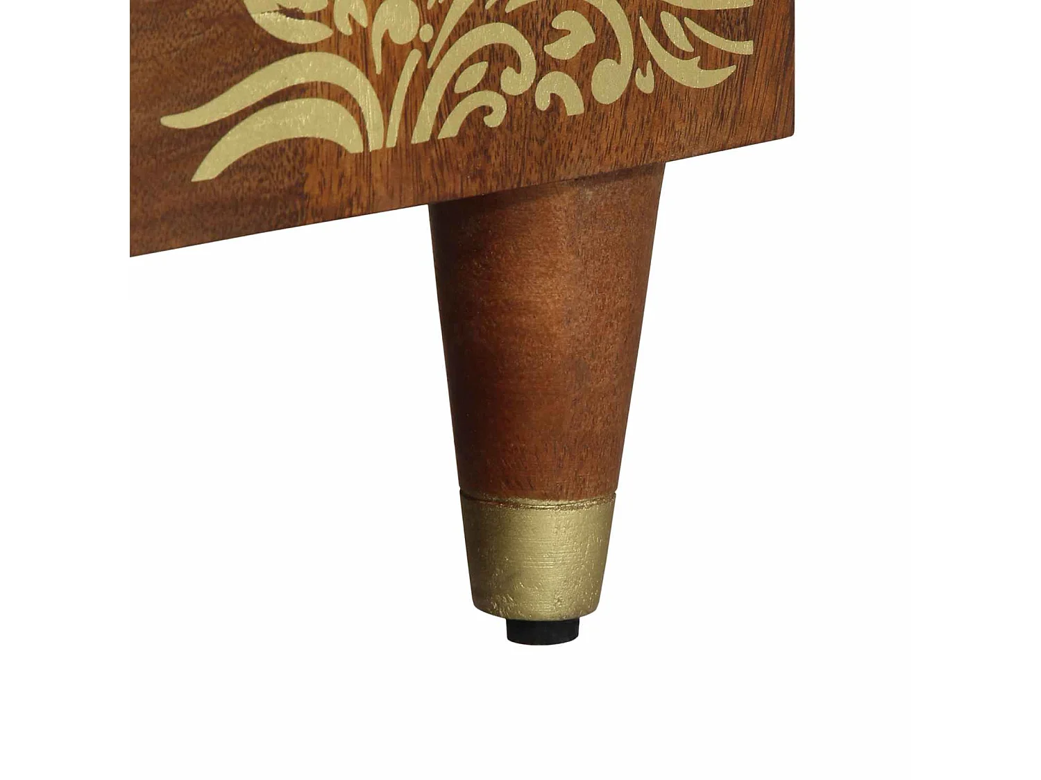 Badezimmerschrank-Set mit Tür 2 pcs Honigbraun Massivholz Mango