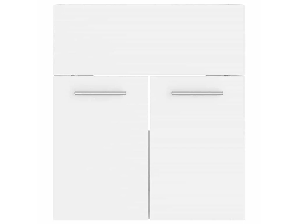 Conjunto de móveis de casa de banho contraplacado branco