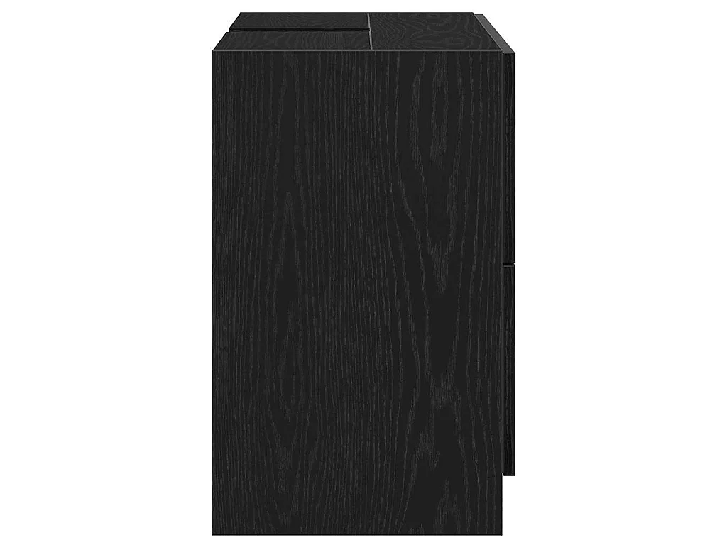 Mobile da Bagno Rovere Nero 78 x 37 x 59 cm Legno multistrato