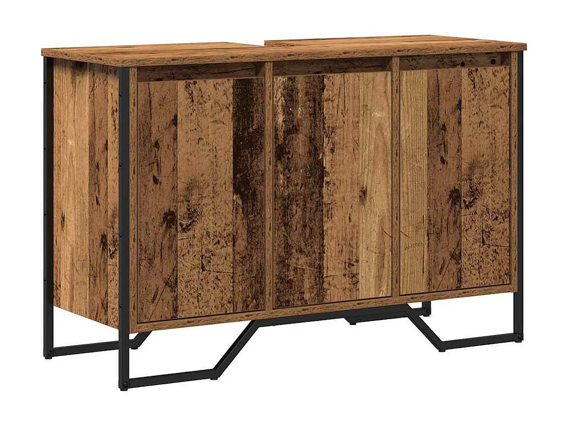 Cabinet Sous Évier Autre avec porte Bois Ancien 91 x 35 x 60 cm