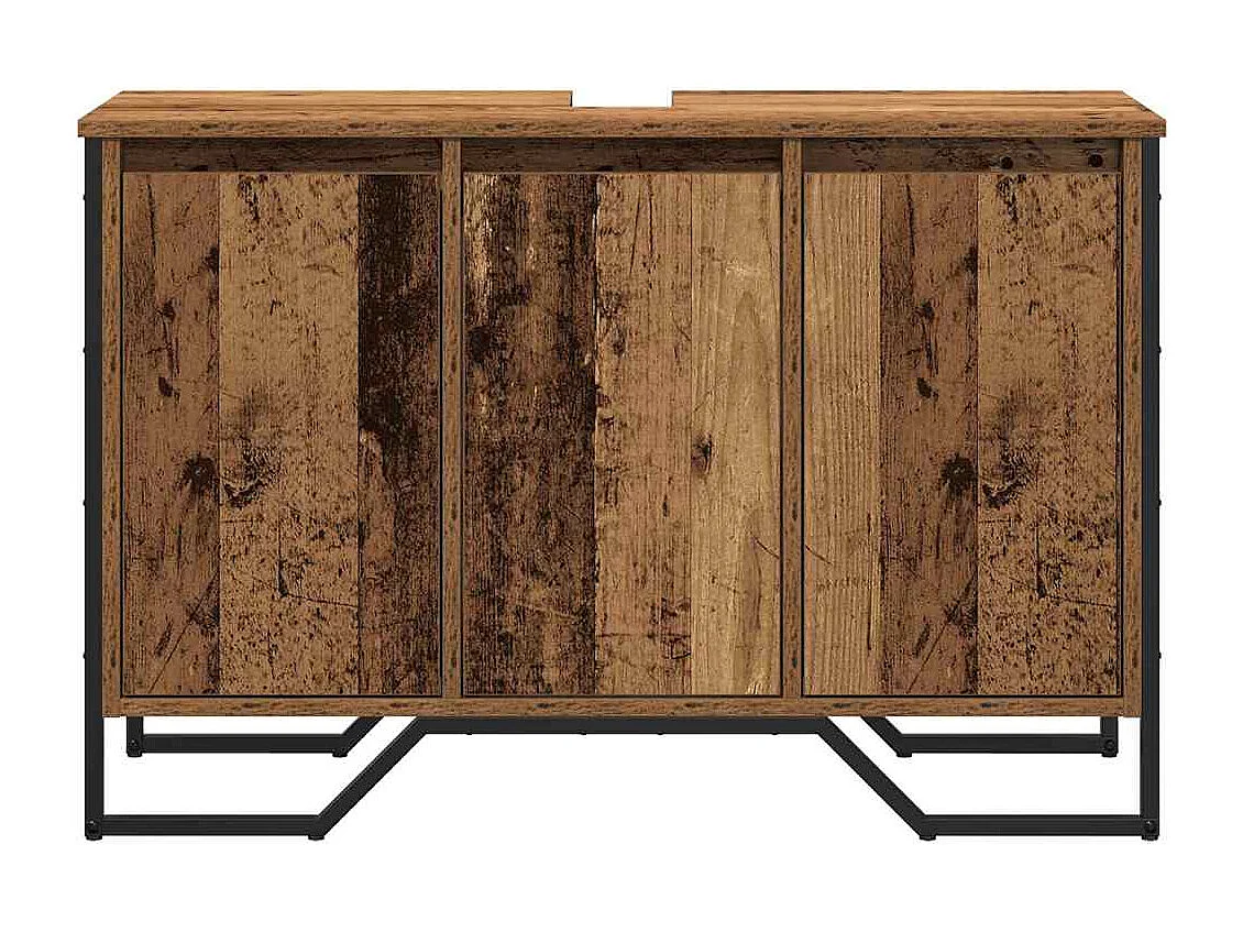 Cabinet Sous Évier Autre avec porte Bois Ancien 91 x 35 x 60 cm