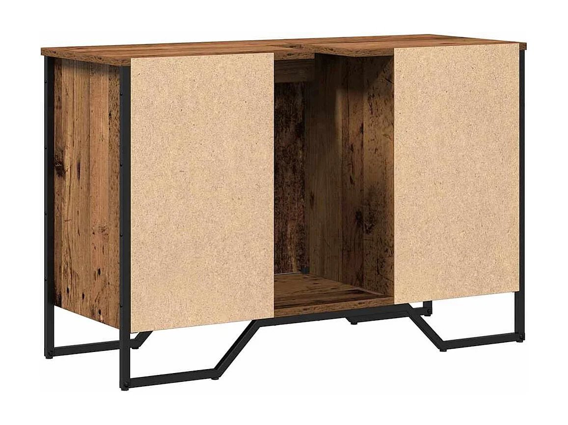 Cabinet Sous Évier Autre avec porte Bois Ancien 91 x 35 x 60 cm