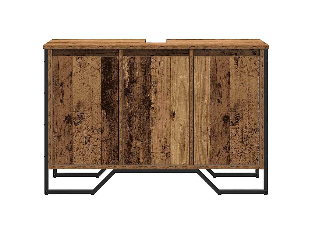 Cabinet Sous Évier Autre avec porte Bois Ancien 91 x 35 x 60 cm
