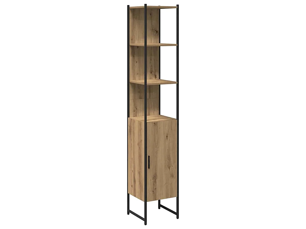 Meubles de salle de bain 3 pcs Marron Bois d'ingénierie