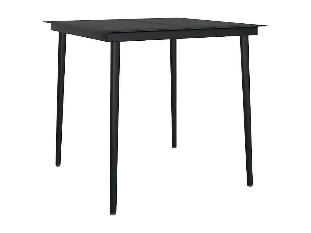 5-delige Tuinset met kussens poly rattan glas bruin