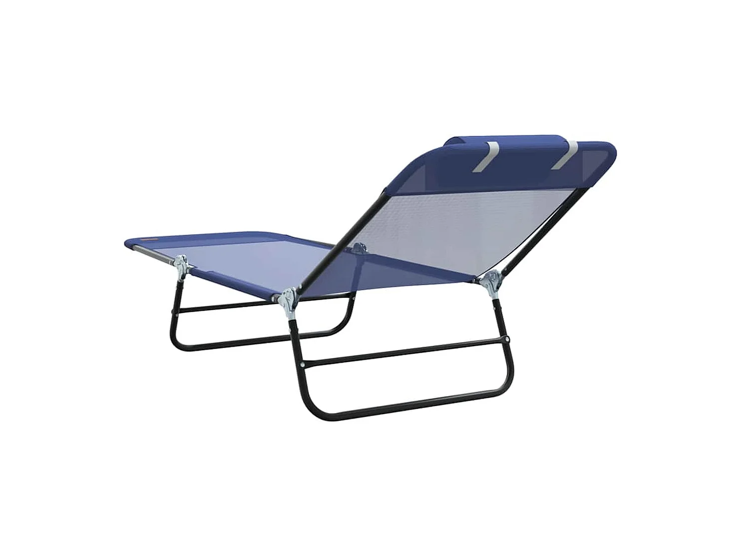 Lettino prendisole pieghevole 2 pcs Navy 182 x 55 x 85.5cm