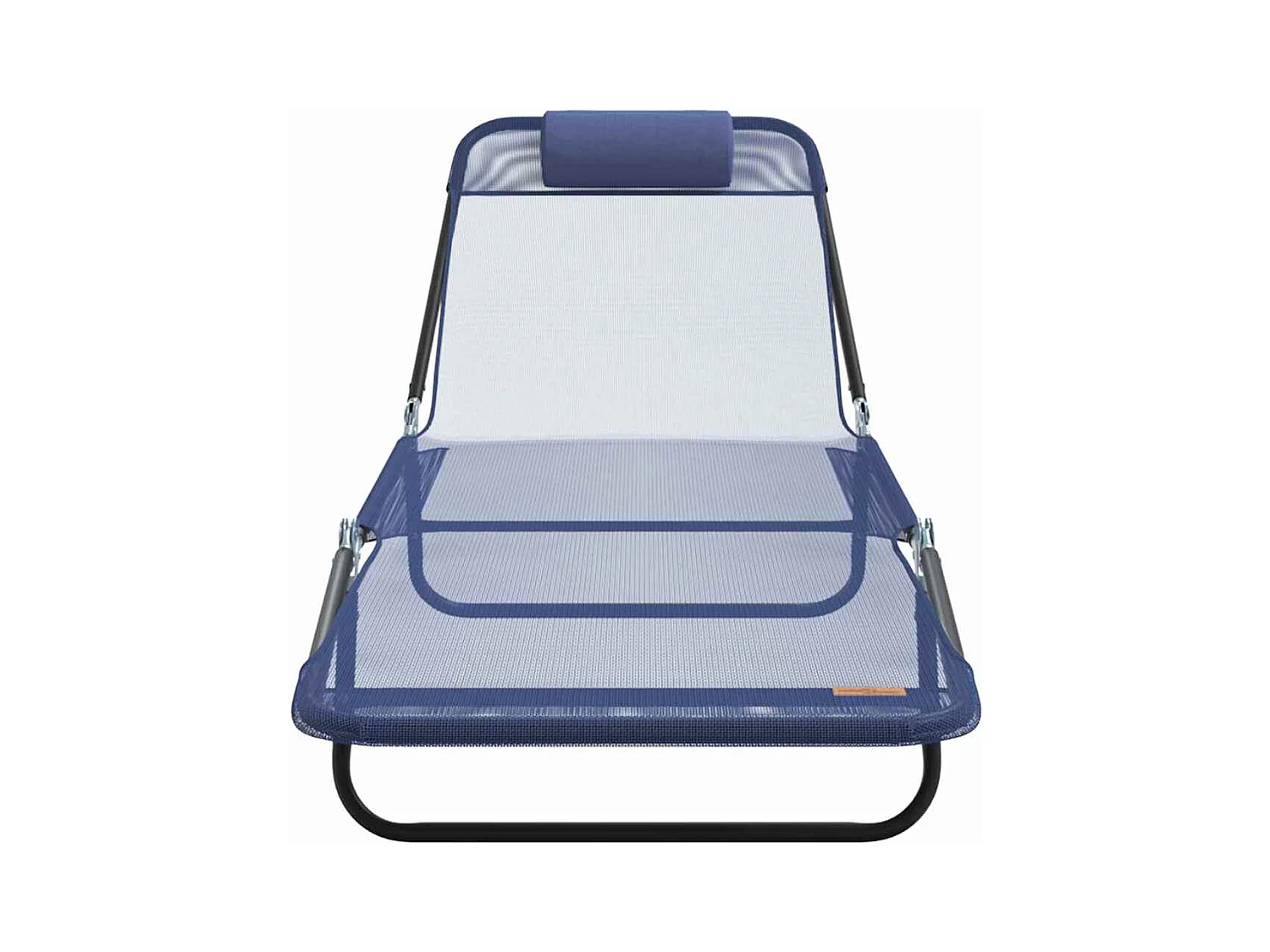 Lettino prendisole pieghevole 2 pcs Navy 182 x 55 x 85.5cm