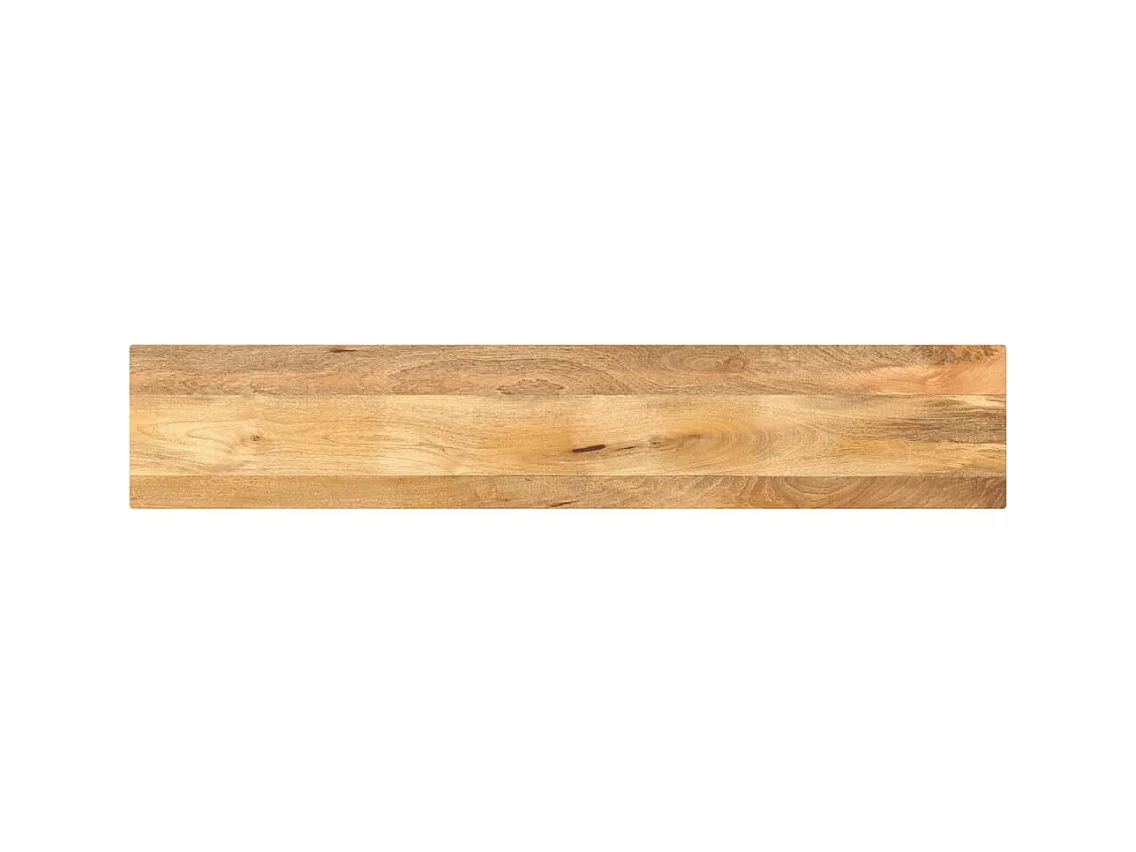 Piano per Tavolo 180x30x3,8cm Rettangolare Legno Massello Mango