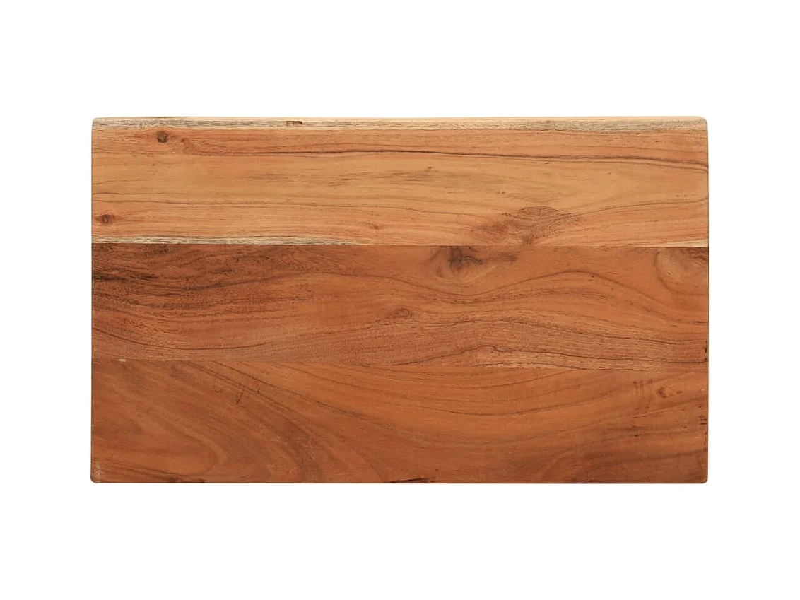 Piano Tavolo 60x20x3,8 cm Rettangolare Legno Massello Acacia