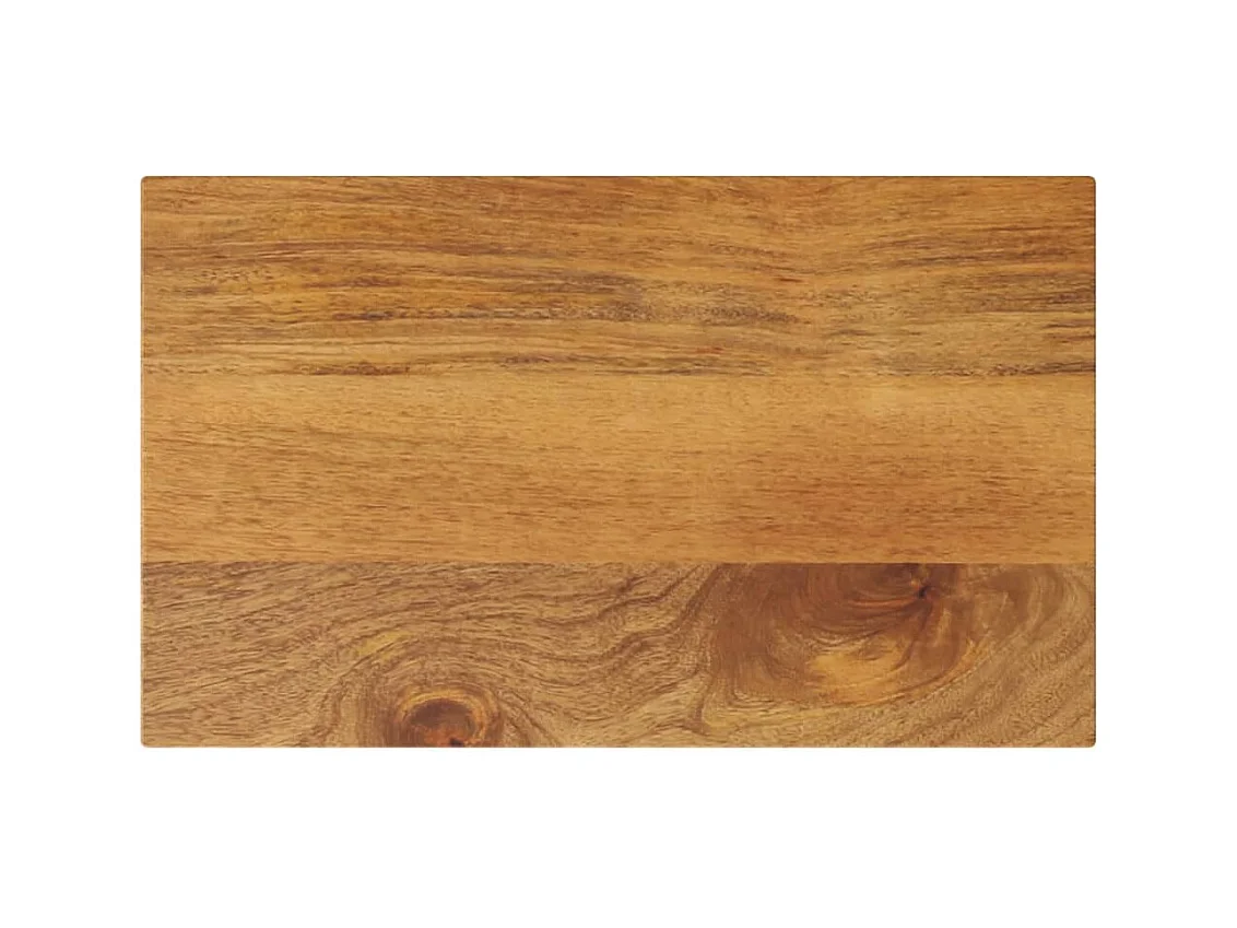 Piano per Tavolo 40x30x3,8 cm Rettangolare Legno Massello Mango