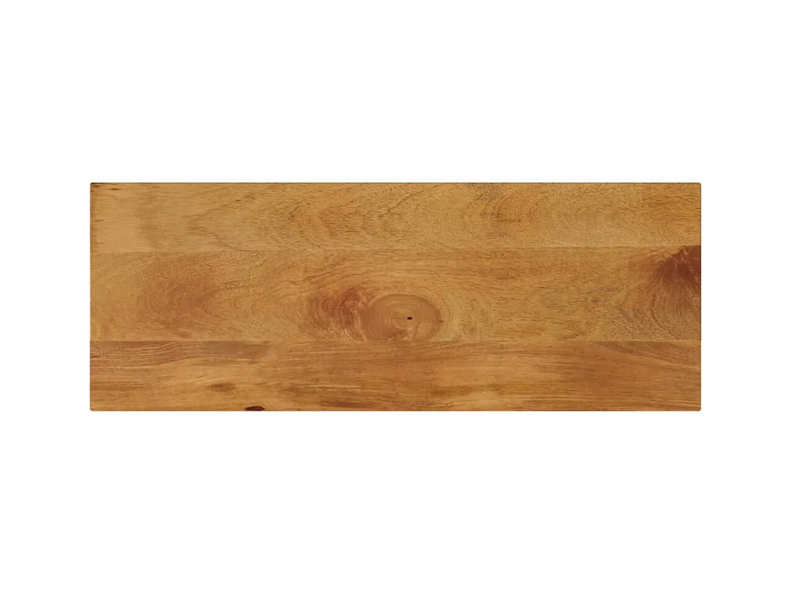 Piano per Tavolo 70x30x2,5 cm Rettangolare Legno Massello Mango