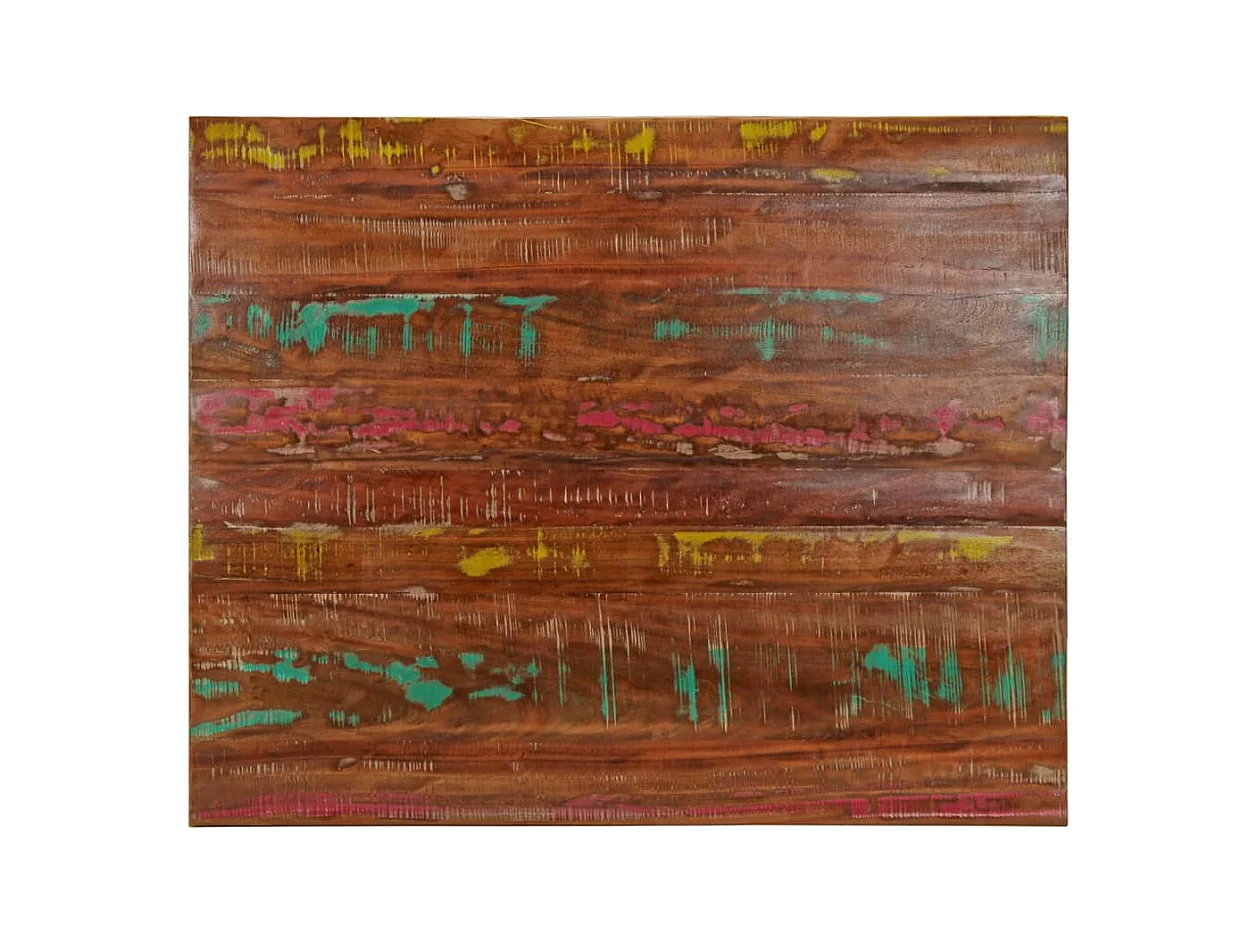 Dessus de table 90x80x2,5 cm rectangulaire bois massif récupéré